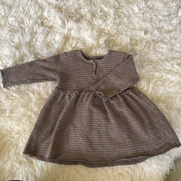 Play up dress. Grey striped. - Picture 1 of 2